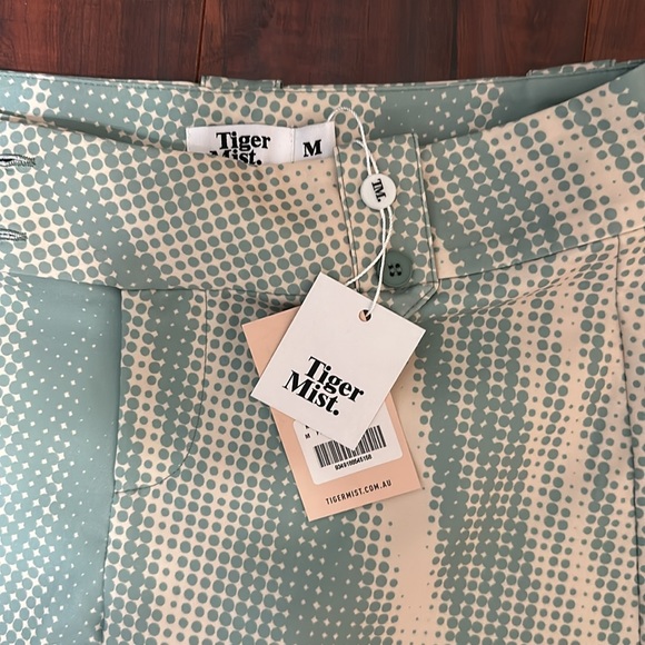 Green Patterned Pants - Picture 2 of 3